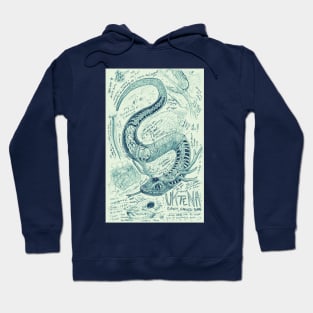 Uktena Horned Snake Sketch Study Hoodie